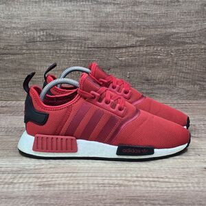 Adidas NMD R1 Women’s Size 8 Red White Black Running Shoes (FW3307)